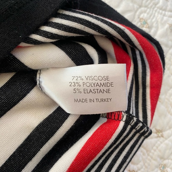 Sade Size 14 Dress from Stitch Fix. Red, black and white print - Picture 3 of 3